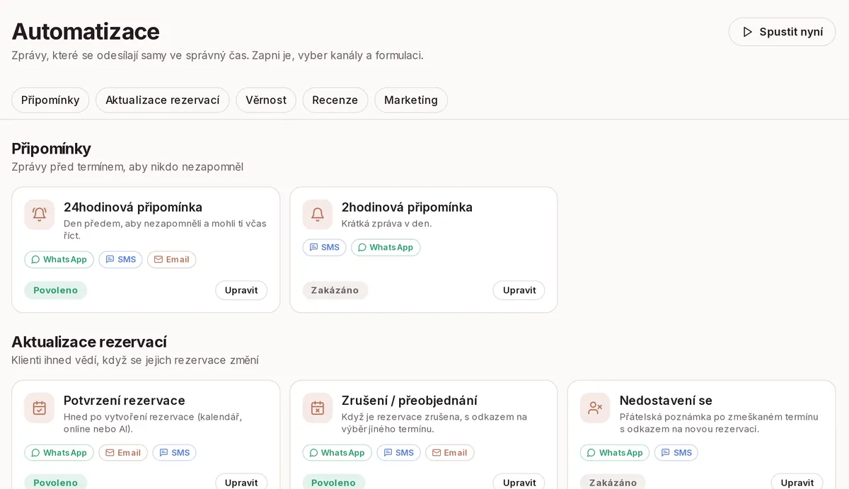 Automatické zprávy