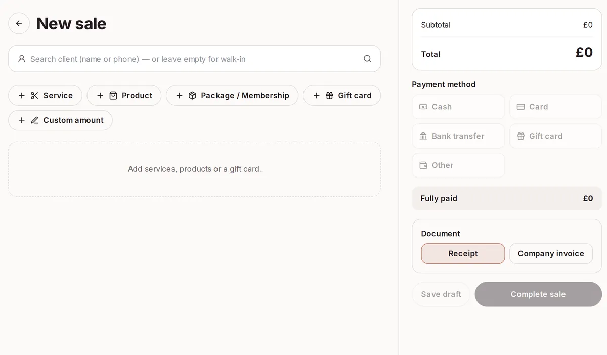 Payments and invoices