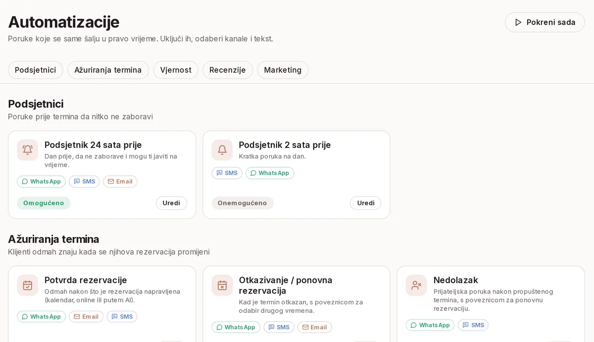 Automatske poruke