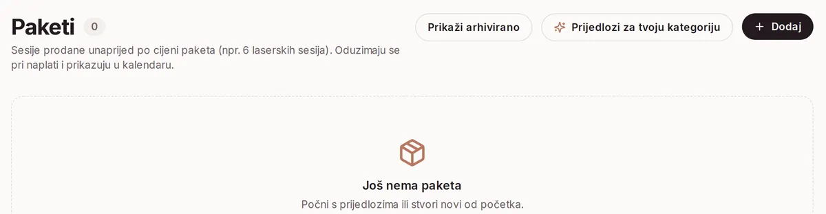 Paketi i članstva