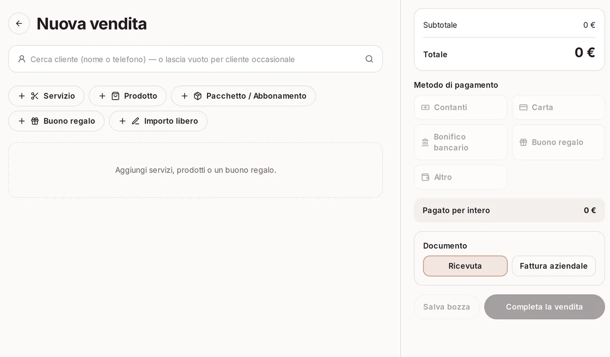 Pagamenti e fatture