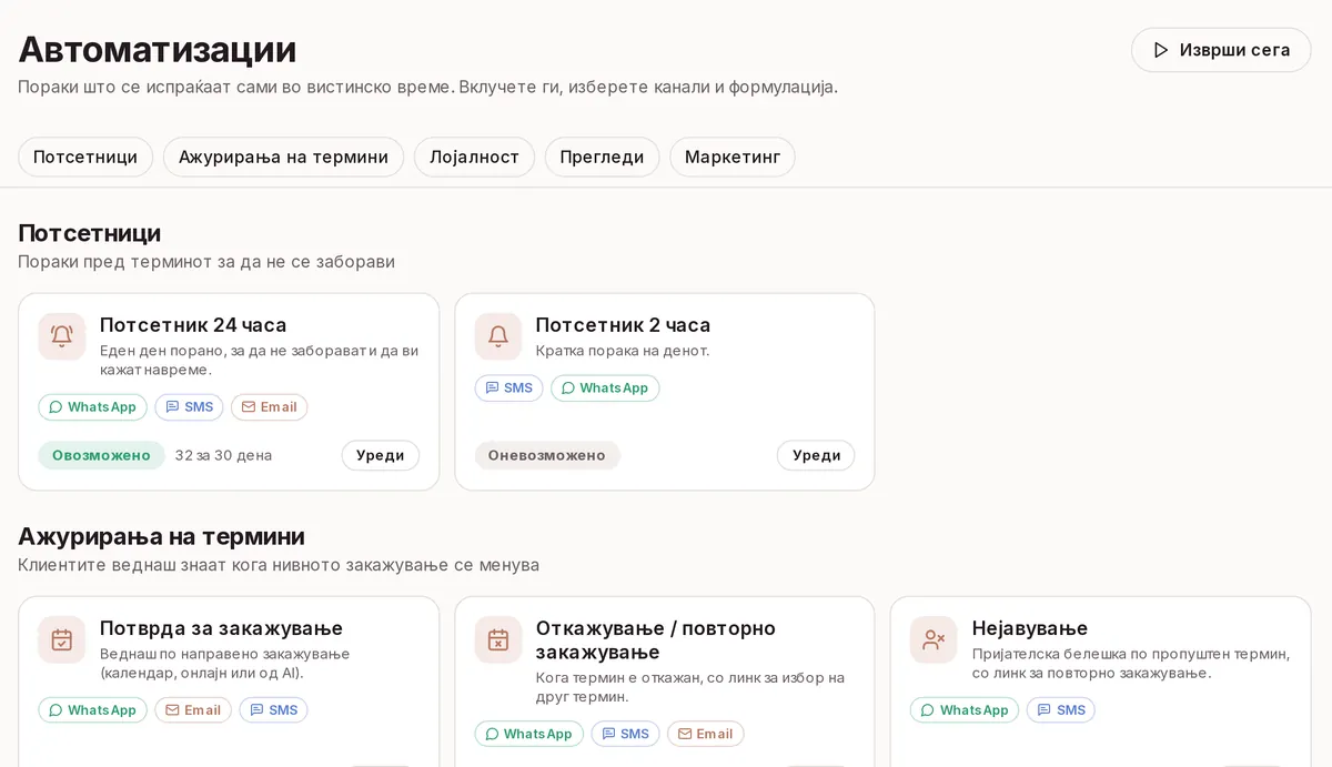 Маркетинг и автоматски пораки