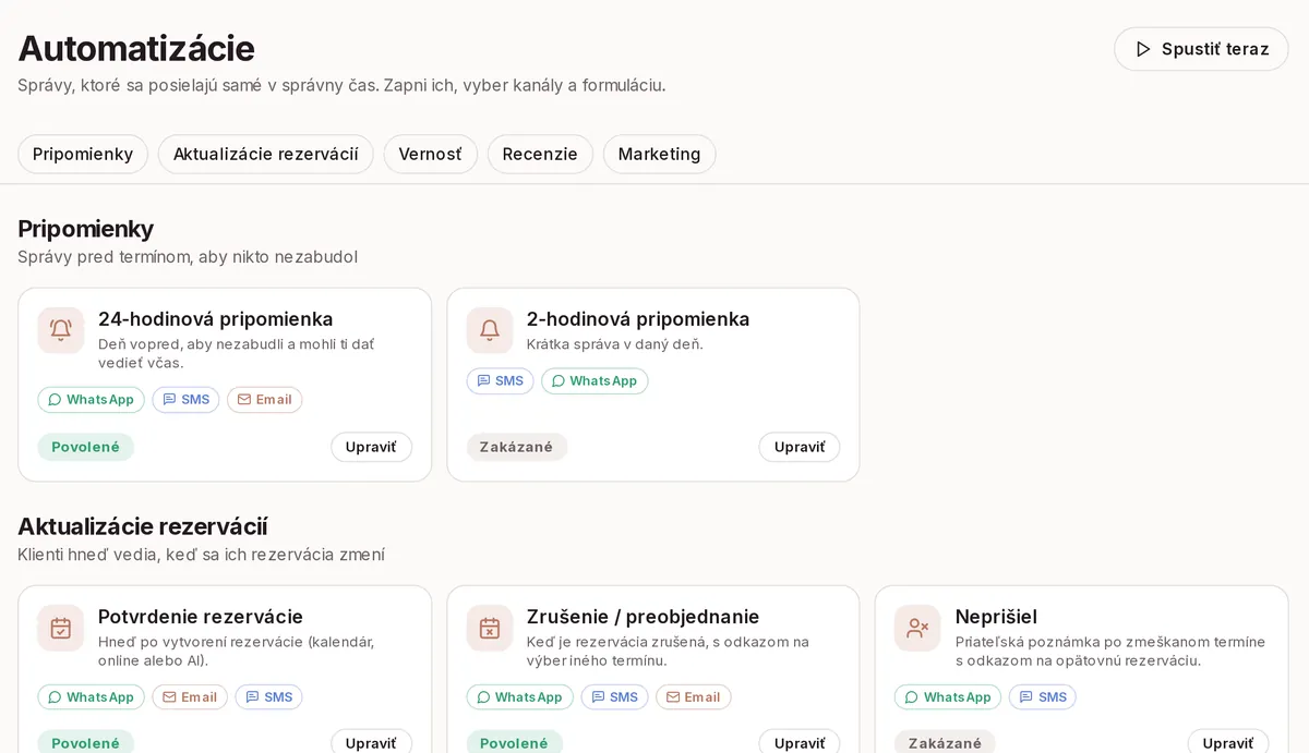 Automatické správy
