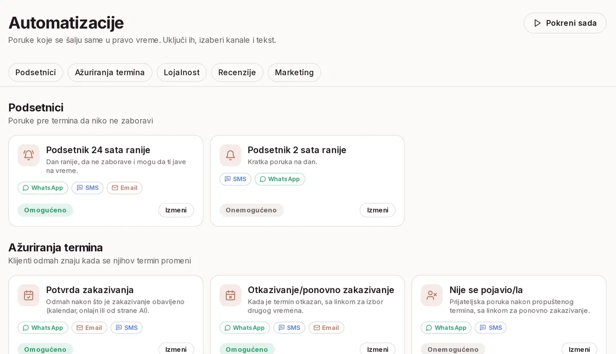 Automatske poruke