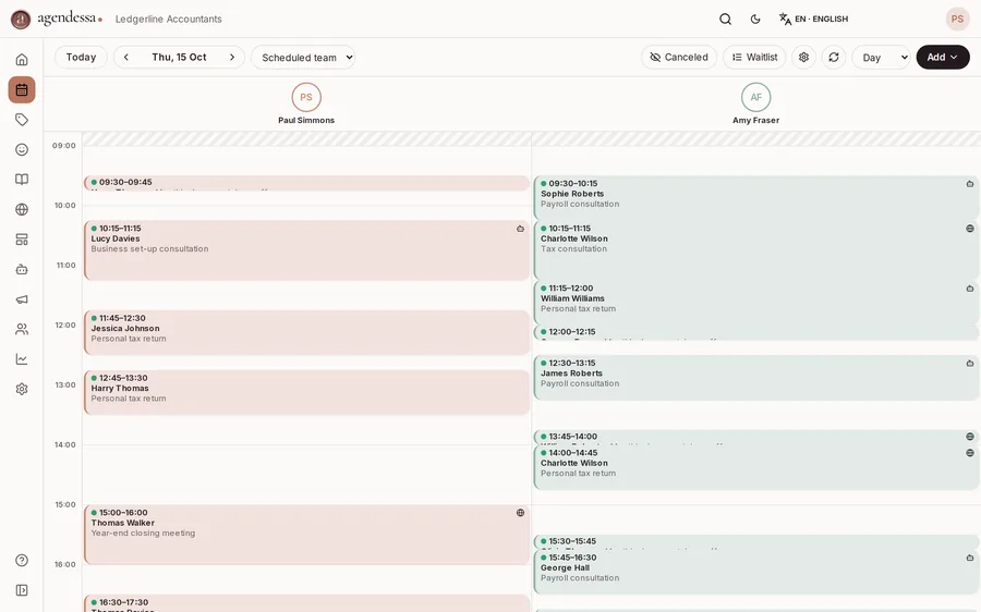 Cada día del contable: consultas, entrega de documentos y declaraciones de impuestos